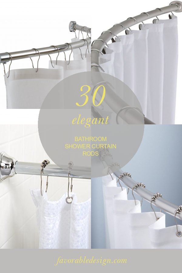 30 Elegant Bathroom Shower Curtain Rods Home, Family, Style and Art Ideas